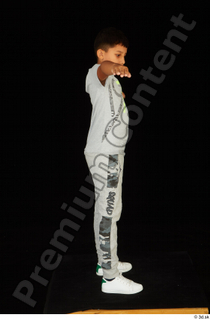 Timbo dressed grey joggers grey t shirt standing t poses…